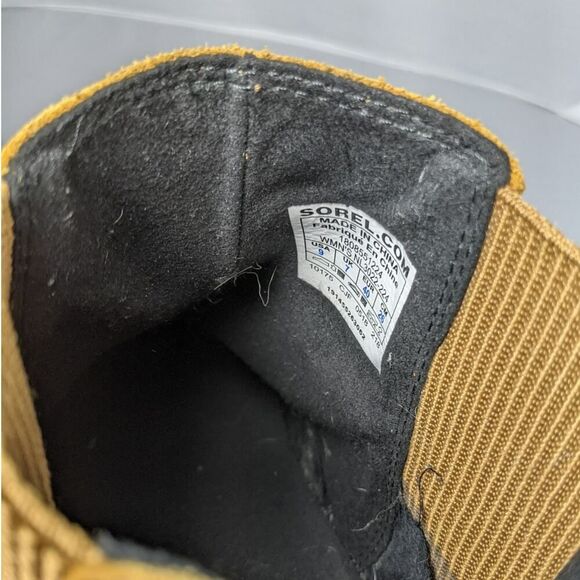 lightly worn Women’s tan leather Joan of Arctic™ Wedge II - Picture 9 of 10